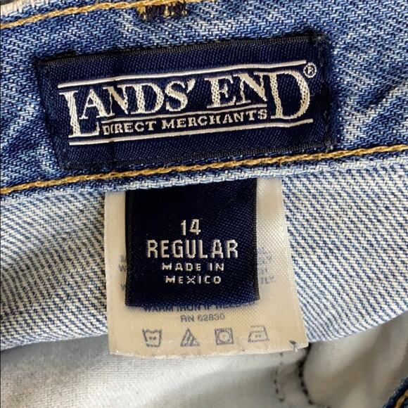 Vintage Lands End | High Waist Mom Jeans Sz 14 - Picture 5 of 6